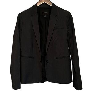 Banana Republic Blazer Size 4 Charcoal